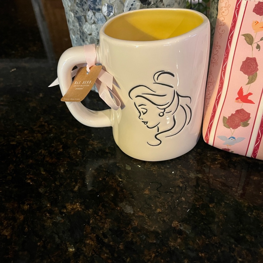 Disney parks Belle pouch & Disney x RAE DUNN beauty and the beast mug - Picture 3 of 13